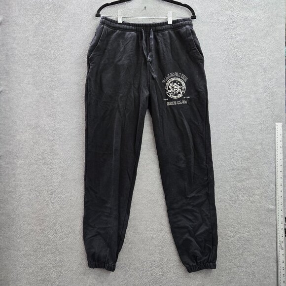 Billionaire Boys Club Men Activewear Pants M Black Sweatpants Sweat Fleece - Picture 1 of 13